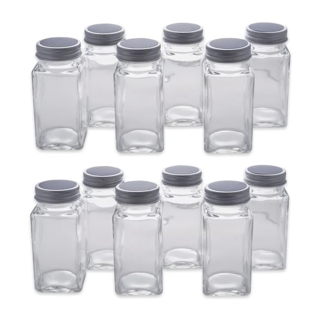 Design Imports Z01659 Spice Jar Set With Chalkboard Labels Set of 12