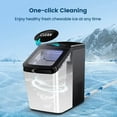 Nugget Ice Maker Countertop, Wamife Portable Ice Machine, Make 26 lbs