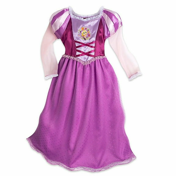 Disney Store Princess Tangled Rapunzel Nightgown Pajama Girl Size 5/6