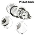 90mm Stainless Steel Flange Fits Sink Mini Basket Strainer Waste Kit