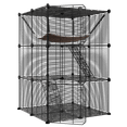 thumbnail image 2 of ZENY Cat Cage Indoor Cat Enclosures DIY Cat Playpen 3-Tiers Kennels Pet Crate with Extra Large Hammock for 1-2 Cats, Ferret, Chinchilla, Rabbit, Small Animals, 2 of 7