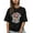 Black, variant on Women's Graphic T-Shirt Black 4XL Women's Tops Funny Giraffe Pattern Crew Neck Short Sleeve Shirts for Women