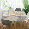 thumbnail image 3 of Yayeee Tablecloths 60" x 90" Rectangle Wrinkle Resistant Party Table Cover, Purple Rainbow Clouds, 3 of 8