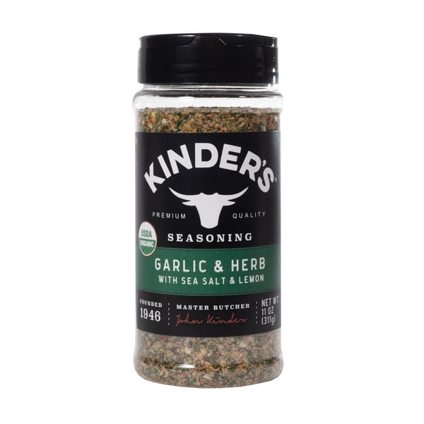 Kinder's Organic Garlic & Herb with Sea Salt & Lemon Seasoning, 11