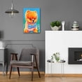 thumbnail image 5 of Epic Art 'Cute Pomeranian with Bow Tie' by Rebecca Wang Art, Acrylic Glass Wall Art, 16"x24", 5 of 8