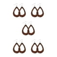 thumbnail image 3 of yingyy Léopard Boucles d'Oreilles Impression Fille Accessoire de Mode Bijoux Féminin Oreille Dangles Type 4 5Set, 3 of 6