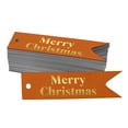 thumbnail image 1 of Inkdotpot Real Gold Foil Merry Christmas Tags Favor Hang Paper Tags 100 Pieces, 1 of 6
