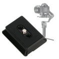 thumbnail image 3 of Spptty Quick Release Plate with 1/4in Screw,Metal Quick Release Plate for Arca,For Arca Type Quick Release Plate Aluminum Alloy Camera Quick Release Base for RS2 Stabilizer, 3 of 8