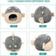 thumbnail image 4 of para Gatos de Interior - Cama Cueva con Almohada Acolchada Extraíble y Lavable, y Muebles Vibrantes para Gatos, Color Gris, 4 of 7