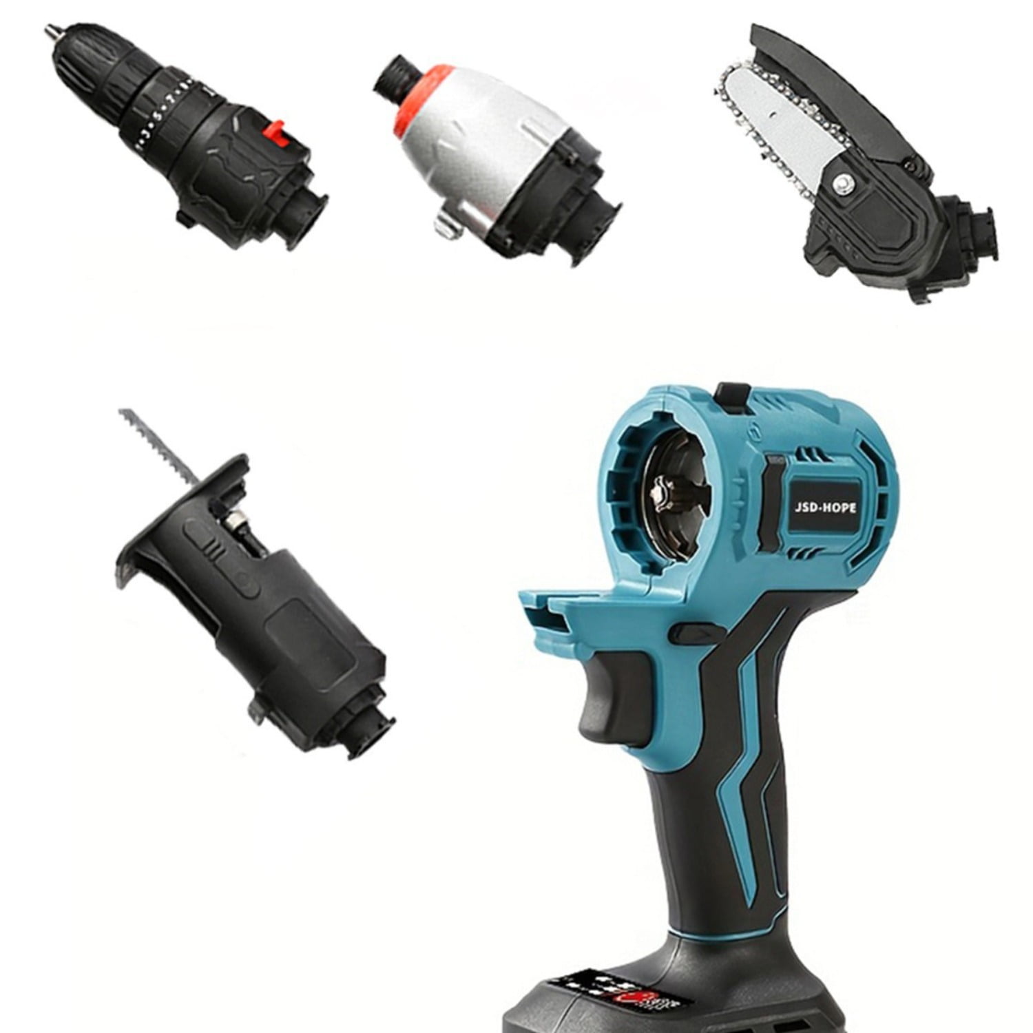 Cordless Electric Drill Set: Impact Drill, Household Hammer Drill, Multi-Functional Li-Ion Power Tool with Screwdriver & Drilling Capabilities