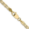 thumbnail image 3 of Avariah Diamonds Solid 14K Yellow Gold 3.2mm Concave Anchor with Lobster Lock Chain - 20", 3 of 8