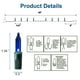 thumbnail image 3 of Luces navideñas Twinkle Star Blue, 33 m, 150 LED, para interiores y exteriores, 3 of 6