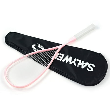 SALYWEE Professional Full Carbon Fiber Olivia 2.0 Series Squash Racquet with Free Bag Tension 55-60lbs Shock-Dampening Sporting Goods for Indoor and Outdoor Games SALYWEE Professional Full Carbon Fiber Olivia 2.0 Series Squash Racquet with Free Bag Tension 55-60lbs Shock-Dampening Sporting Goods for Indoor and Outdoor Games