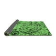 thumbnail image 2 of Ahgly Company Indoor Rectangle Abstract Green Modern Area Rugs, 8' x 10', 2 of 4