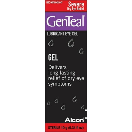 GenTeal Severe Dry Eye Relief Lubricant Eye Gel 10 mL (Pack of 4)