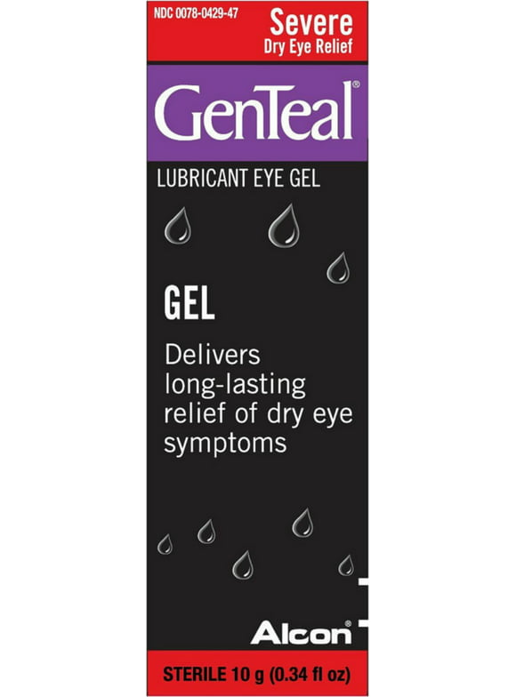 GenTeal Severe Dry Eye Relief Lubricant Eye Gel 10 mL (Pack of 4)