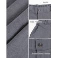 thumbnail image 4 of Women's High Waisted Wide Leg Dress Pants,Solid Business Casual Work Trousers with Pockets, 4 of 10