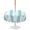 Blue, White, Aqua, variant on Outdoor Tablecloth with Umbrella Hole for Patio/Picnic/Party/Camping, Aqua Coastal Striped Waterproof Table Cloth Rectangle Table Cover Washable, Modern Nautical Thin Stripes (60"x 102")