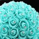 thumbnail image 5 of Ramo de flor boda con de cristales Flor de simulación de mano con lazo Decoración para mayimx Boda ramo de novia, 5 of 9
