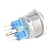 thumbnail image 1 of Interruptores de Botón de 25 Mm Interruptor Momentáneo de Azul IP67 5A 12V 1NO1NC, 1 of 6