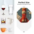 thumbnail image 6 of Kdxio Rusty Rocket Launch Funny Coasters,4 Pcs Leather Coasters,Housewarming Gifts,Protect Furniture from Water Marks Scratch and Damage, 6 of 6
