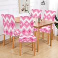 thumbnail image 2 of Yayeee 2 Pack Dining Chair Covers Stretch Parson Chairs Slipcovers Seat Protector, Heart Geometric, 2 of 6