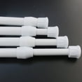 thumbnail image 3 of MKEUDQ-4PCS 15.7”-28.5” Spring Tension Curtain Rod Adjustable Length Cupboard Bars Curtain Rod (White), 3 of 4