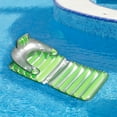 thumbnail image 2 of Pool Central Chaise Longue Flottante Pliante Gonflable pour Piscine - 74 Pouces - Vert, 2 of 6