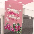 thumbnail image 4 of Hbdhejl Day Table Runner With Flowers Festive Atmosphere Decorative Beautiful Decorative Table Runner, 4 of 5
