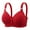 Red, variant on Victorian Opera Bra - Embroidered Overbust Corset, Bridal Lingerie with Garter Straps