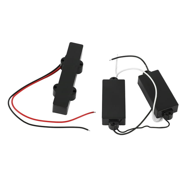 Pastillas Eléctricas Cerradas Para Bajo De Jazz, Pastillas Cerradas Para Guitarra De Bajo Ruido, Salida Potente, Antiinterferencias, Instalación Sencilla, Tono Brillante Para