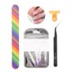 thumbnail image 5 of Kit de extensión de uñas, bolígrafo, lima de uñas, extensión de uñas, herramienta de Arte de uñas de fibra, naranja, 5 of 10