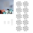 thumbnail image 3 of Ceiling Decal, Mirror Decal Romantic Plastic With High Performance For Dining Room For Woman Silver, 3 of 8