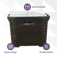 thumbnail image 5 of Superio  Large Wicker Laundry Basket with Cutout Carry Handles - Capacity: 50l Brown, 5 of 9