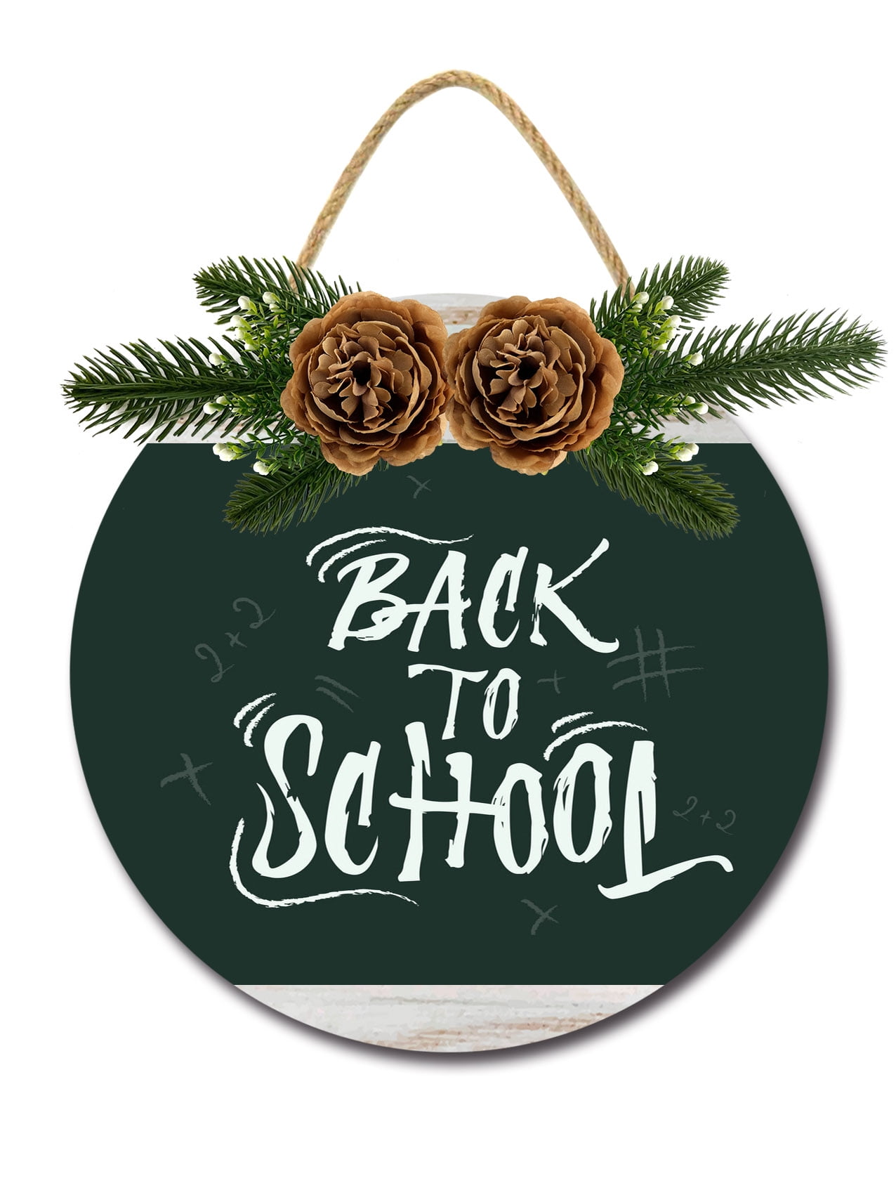 Eveokoki Back To School Door Sign Classroom Door Hanger Back to School
