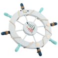 thumbnail image 4 of Rueda de barco náutico Rienar, 28 cm, decoración de madera, 4 of 5