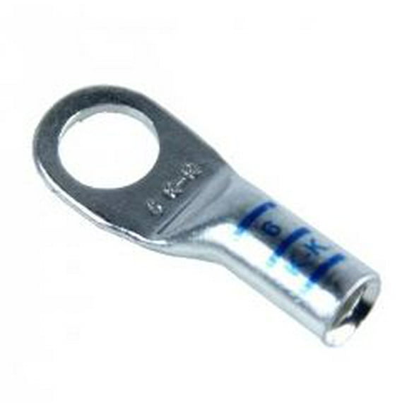 6 Ga. 3/8" Stud Heavy Duty Corrosion-Resistant Copper Lugs - (Pack of 10)