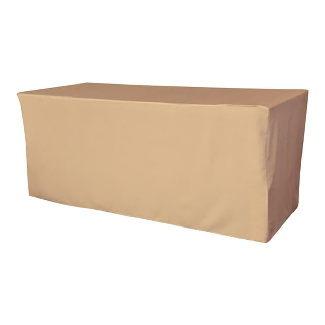 TCpop-fit-96x48x30-KhakiP03 Nappe en Popeline de Polyester Équipée&44; Kaki