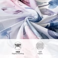 thumbnail image 4 of Watercolor Floral Small Shower Stall Curtain Size 36" x 72", Pastel Wildflower Colorful Flower Narrow Stand up Shower Curtains for Bathroom Decor Polyester Fabric Set, 4 of 6