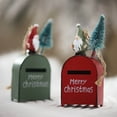 thumbnail image 5 of Cheapark Vintage Mini Mailbox Ornaments - Hanging Decor for Christmas Tree, Festive Props for Holiday Home Scene Setup, 5 of 8