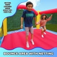 thumbnail image 4 of Sportspower My 1st Jump N Play Inflatable Bounce House for Kids with Slide & Anchors, 12.5' x 6.8' x 9.5', 400W Blower Included, 4 of 8