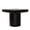 Black (23.6"), variant on GZXS 34.6" Square Coffee Table with Parquet Wood Veneer Top, Modern Farmhouse Coffee Table with Cylindrical Base, Natural Wood Finish
