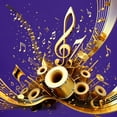 thumbnail image 3 of CafePress - 3D Music Notes Explosion T Shirt - Dark T-Shirt Kids XS-XL, 3 of 4