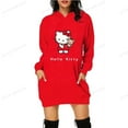 thumbnail image 3 of Nueva sudadera con capucha de la película de dibujos animados HELLO KITTY divertida de primavera para mujer, linda sudadera con gráficos de anime, sudadera con capucha vintage para mujer, 3 of 5