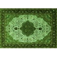 thumbnail image 1 of Ahgly Company Indoor Rectangle Medallion Green Traditional Area Rugs, 8' x 10', 1 of 1
