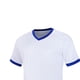 thumbnail image 4 of Conjuntos de blusas y camisas de manga corta con cuello en V. Conjunto de traje de fútbol de color sólido para niños para juegos deportivos universitarios, partidos de rendimiento, uniformes de entren, 4 of 5
