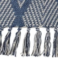 thumbnail image 2 of Design Imports CAMZ12272 50 x 60 in. Denim Blue Tone Multi-Diamond Throw, 2 of 2