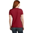 thumbnail image 5 of Hanes S04V T-Shirt à Col en V Nano-T pour Femmes, Rouge Foncé - 3TG, 5 of 5