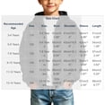 thumbnail image 3 of Nugftut Sweatshirts for Boys Corduroy Full-Zip Hooded Long Sleeve Sweatshirts Size 3-4 Black, 3 of 8