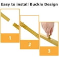 thumbnail image 2 of GARFANS 5.9x2.6FT Wedding Arch Backdrop Garden Flower Garland Display Stand Frame Background Gold, 2 of 7